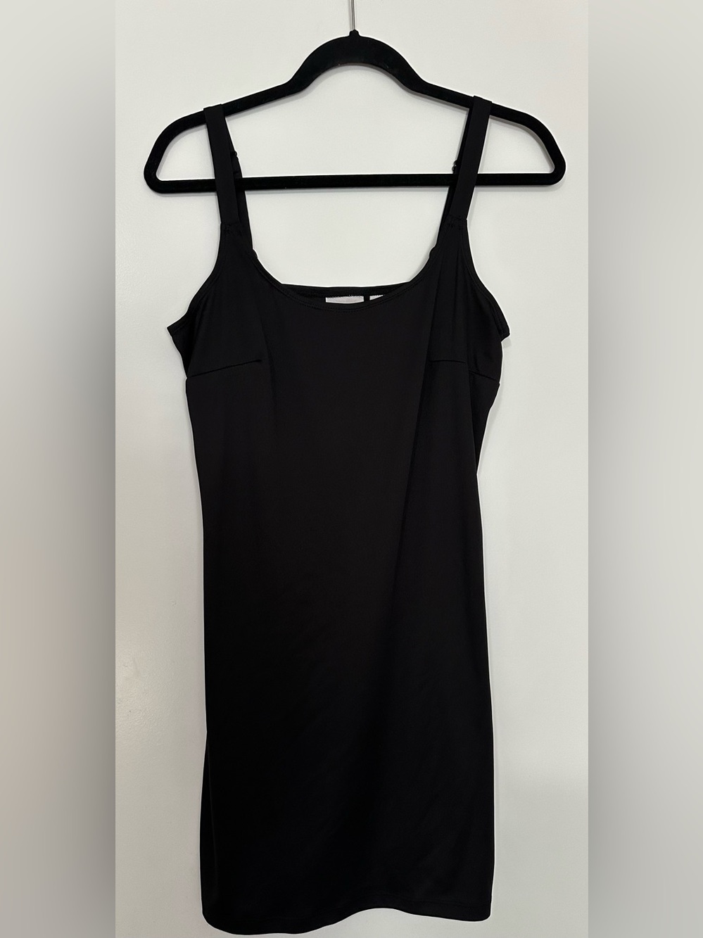 Chico's Sleek Black Mini Tank Dress